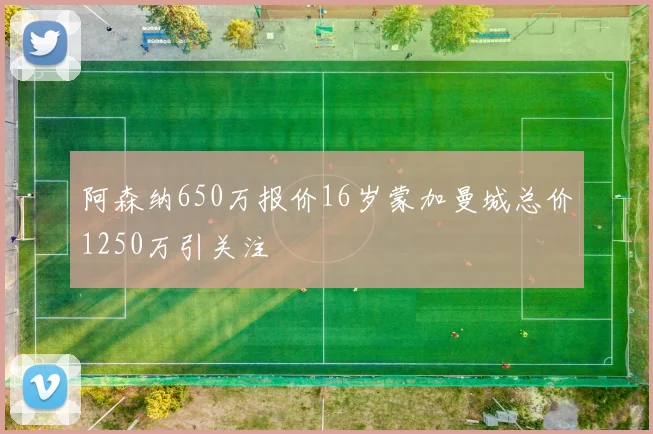 阿森纳650万报价16岁蒙加曼城总价1250万引关注